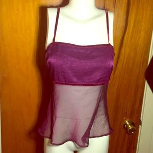 Vintage Victoria Secret Deep Purple Cami Small